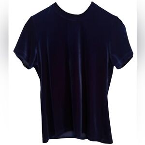 Jacobi Velvet Women's Short Sleeve Top size small